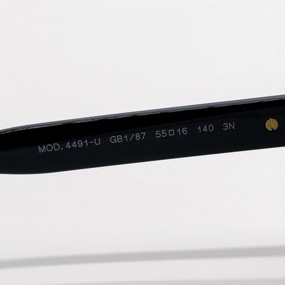 NEW VE4491U GB1/87 VERSACE WOMEN SUNGLASSES BLACK - Picture 6 of 8